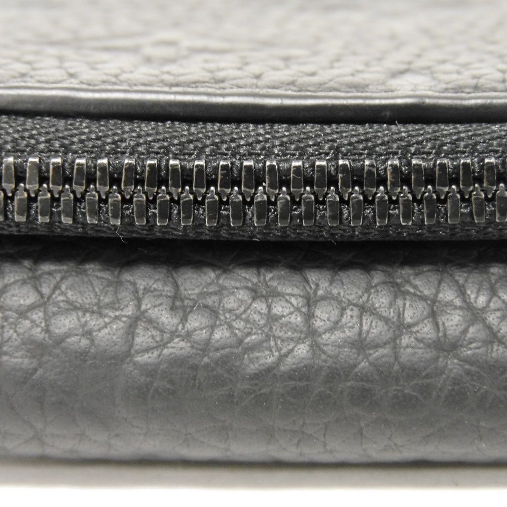 LOUIS VUITTON Tri-fold wallet M82556 Taurillon Clemence leather (monogram embossed) Noir Monogram Taurillon Clemence Portefeuille Pilot