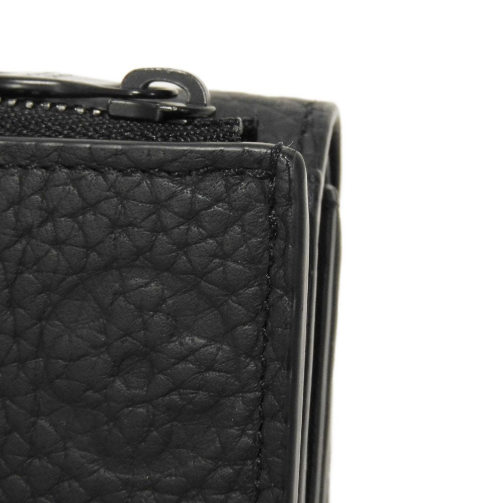 LOUIS VUITTON Tri-fold wallet M82556 Taurillon Clemence leather (monogram embossed) Noir Monogram Taurillon Clemence Portefeuille Pilot