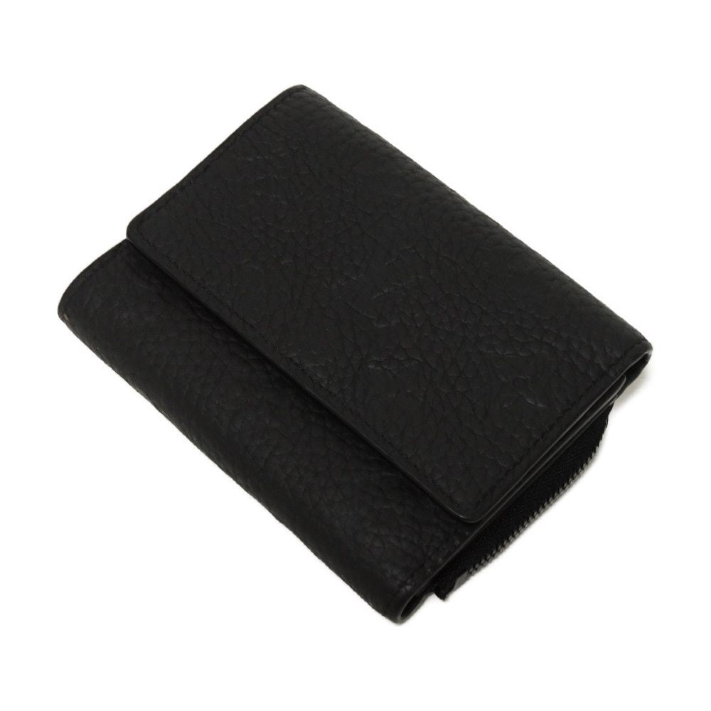 LOUIS VUITTON Tri-fold wallet M82556 Taurillon Clemence leather (monogram embossed) Noir Monogram Taurillon Clemence Portefeuille Pilot