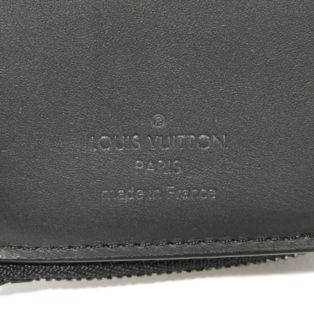 LOUIS VUITTON Tri-fold wallet M82556 Taurillon Clemence leather (monogram embossed) Noir Monogram Taurillon Clemence Portefeuille Pilot