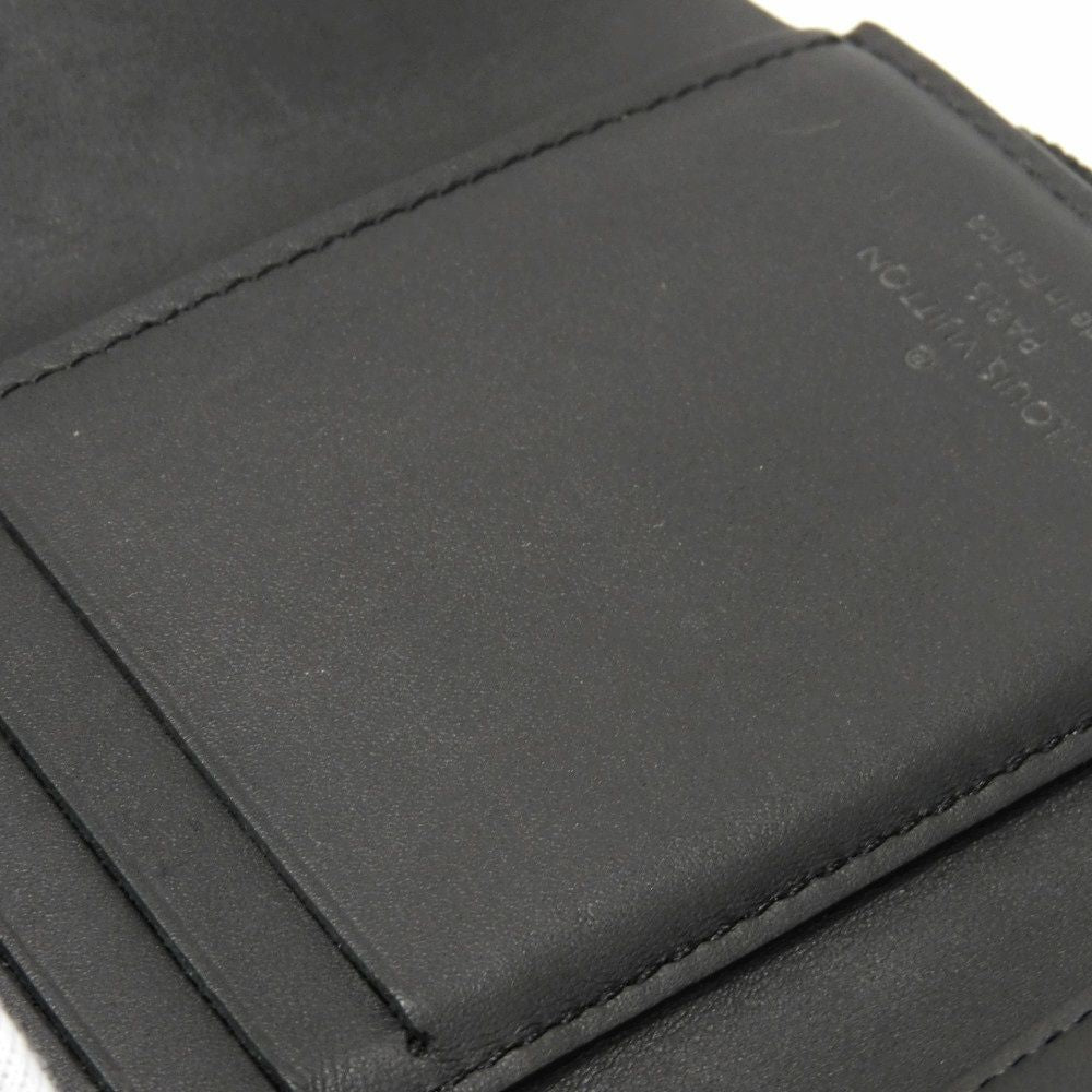 LOUIS VUITTON Tri-fold wallet M82556 Taurillon Clemence leather (monogram embossed) Noir Monogram Taurillon Clemence Portefeuille Pilot