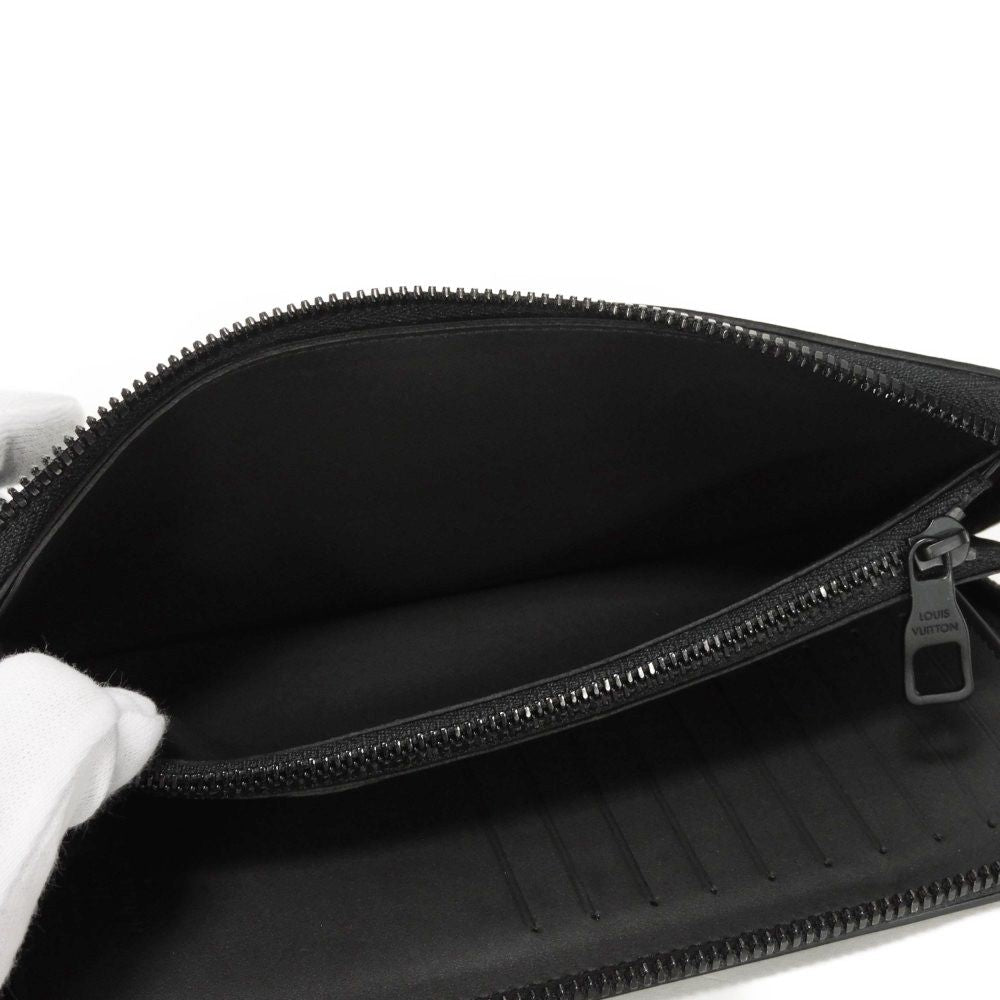 LOUIS VUITTON Long Wallet Purse M82368 Calf leather (Monogram Spotlight print) Noir monogram spotlight Zippy Wallet Vertical