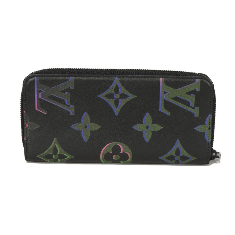 LOUIS VUITTON Long Wallet Purse M82368 Calf leather (Monogram Spotlight print) Noir monogram spotlight Zippy Wallet Vertical