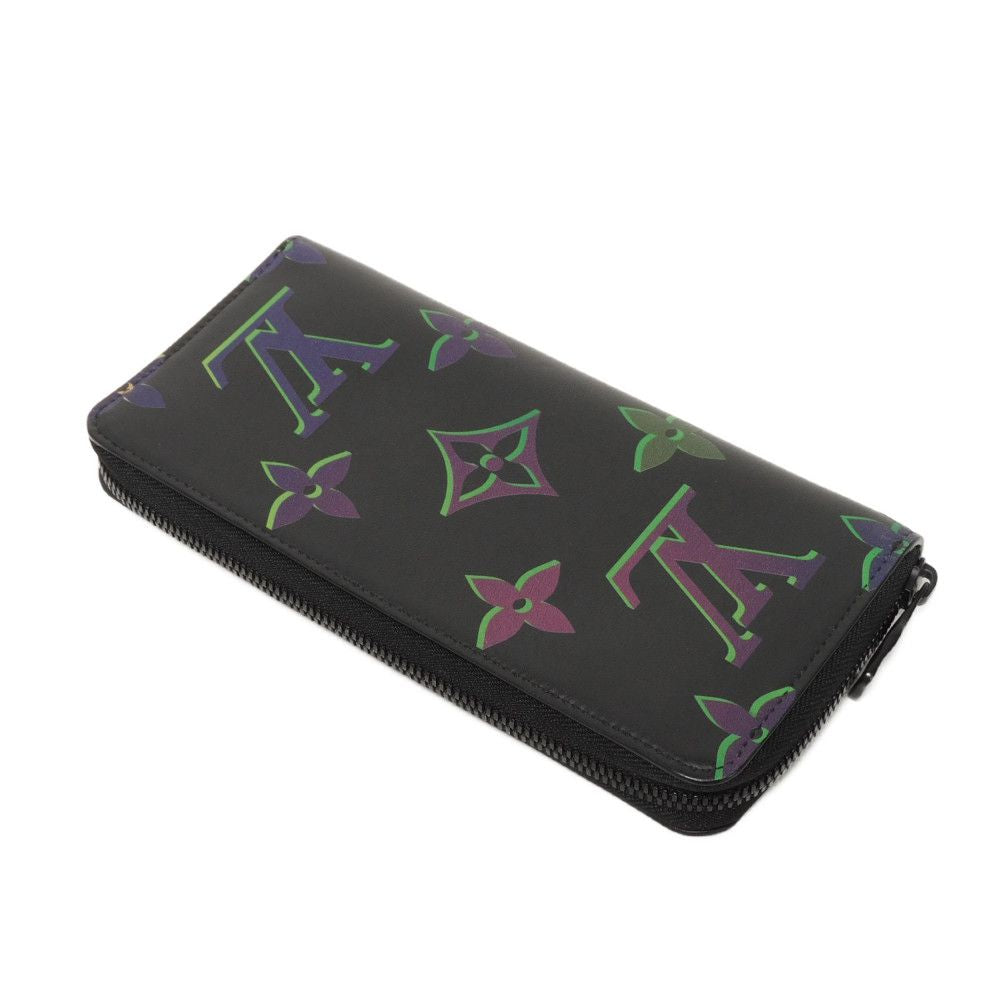 LOUIS VUITTON Long Wallet Purse M82368 Calf leather (Monogram Spotlight print) Noir monogram spotlight Zippy Wallet Vertical