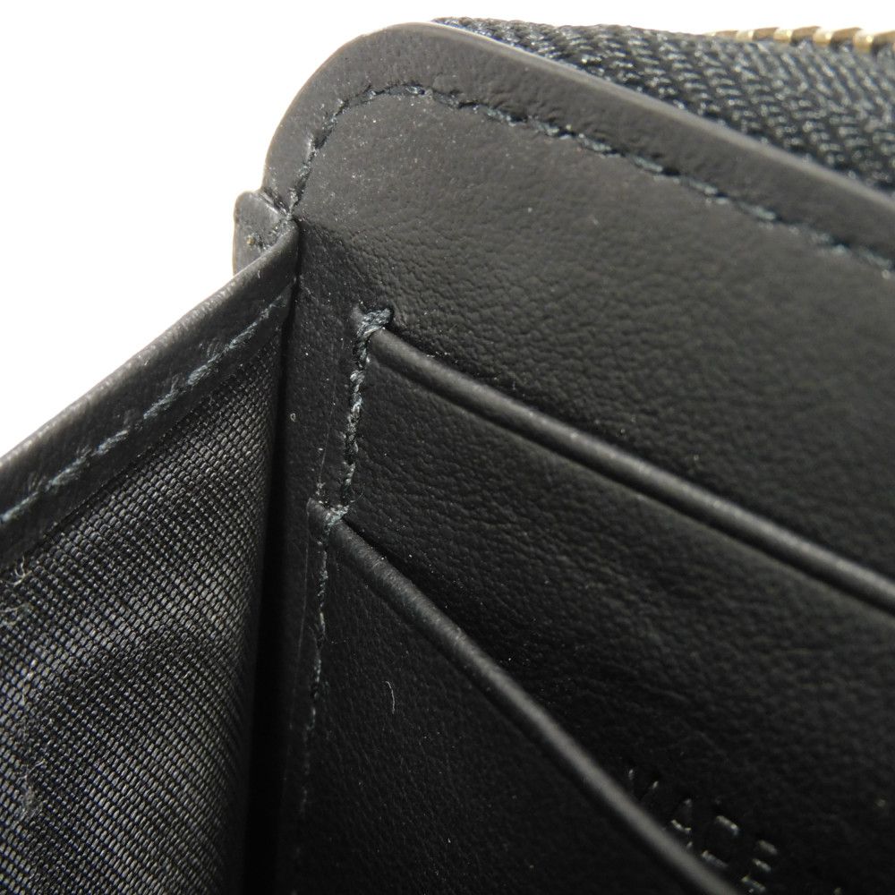 Dior Coin case Calf leather black Trotter Oblique embossed logo coin purse