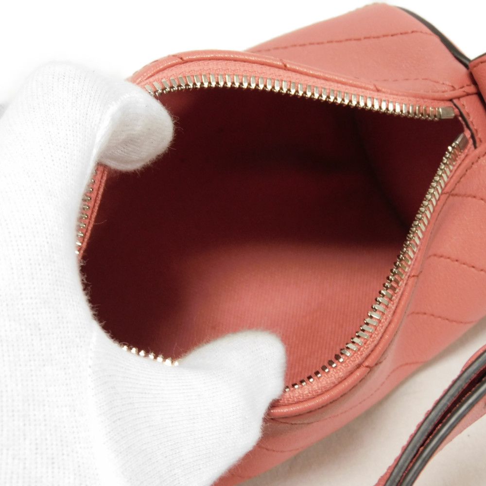 GUCCI Shoulder Bag 760170 AACPY 6701 Calf leather pink Interlocking G Blondie Mini Bag