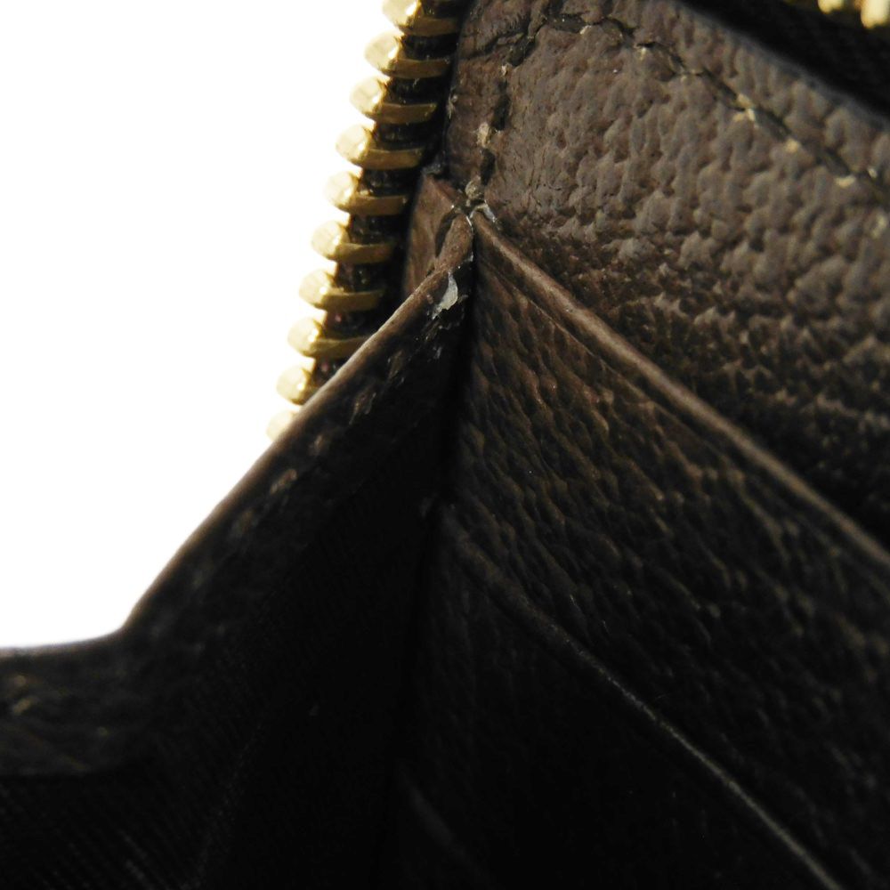 GUCCI Long Wallet Purse 701060 U2VAG 8679 GG Supreme canvas (polyurethane finish) x calf leather beige GG Supreme Bananya Zip Around Wallet