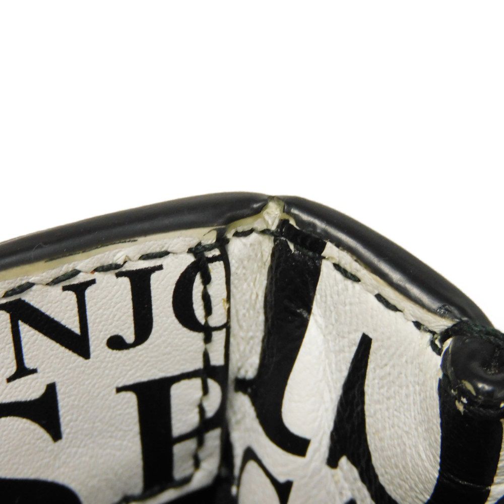BALENCIAGA Handbag 593826 1BW5N 9065 Calf leather white logo bonjour paris shopping phone holder