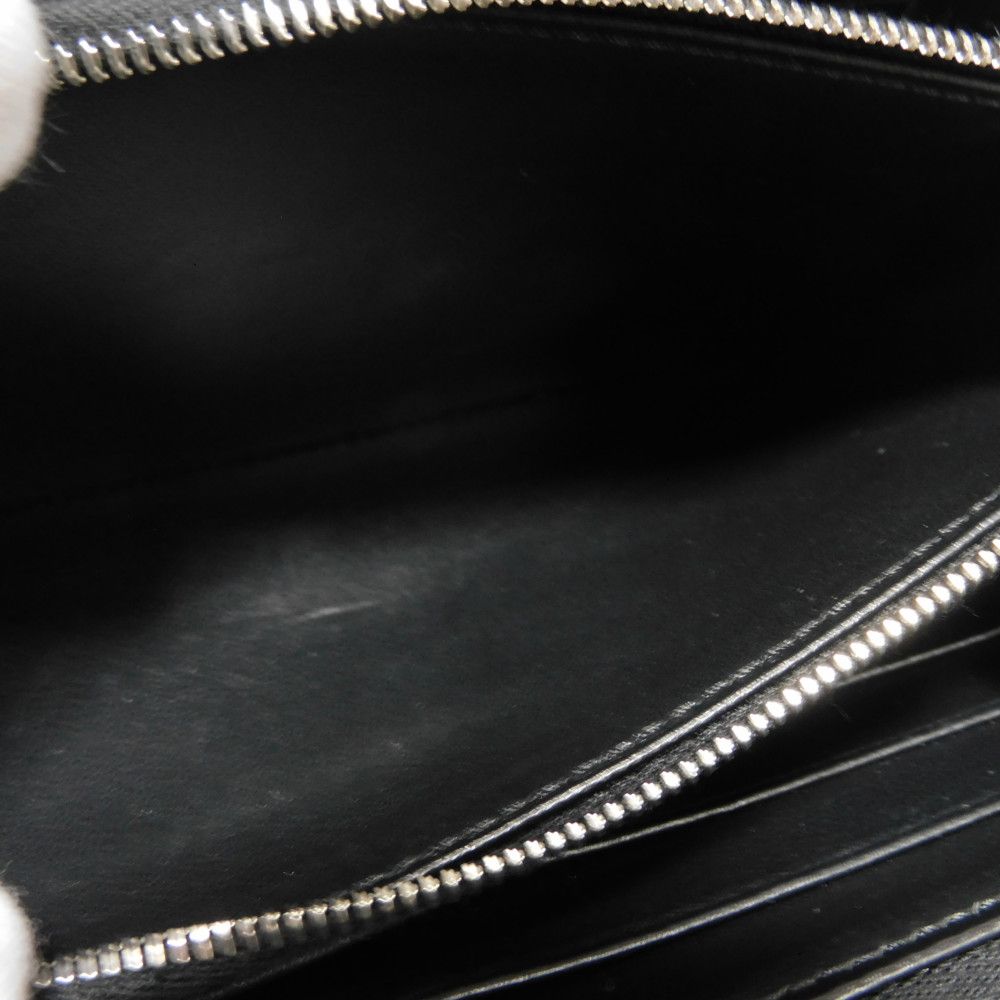 CELINE Long Wallet Purse 10B553BEL.38NO Grained calfskin (embossed) black New logo Large zipped wallet