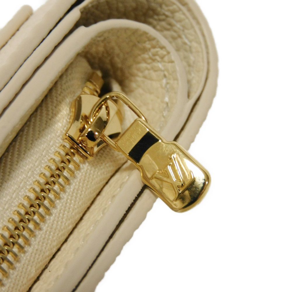 LOUIS VUITTON Bifold Wallet M81927 Implant leather (monogram embossed) claim Monogram Unplant Portefeuille Claire