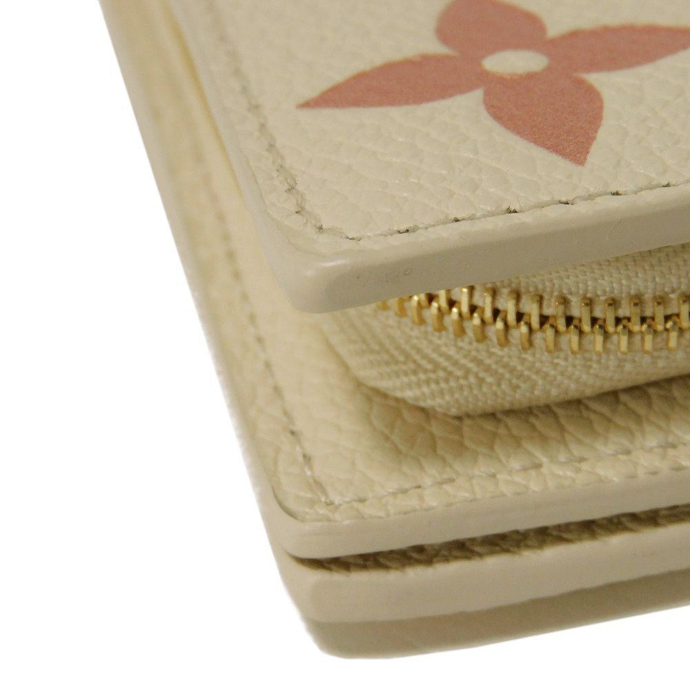 LOUIS VUITTON Bifold Wallet M81927 Implant leather (monogram embossed) claim Monogram Unplant Portefeuille Claire
