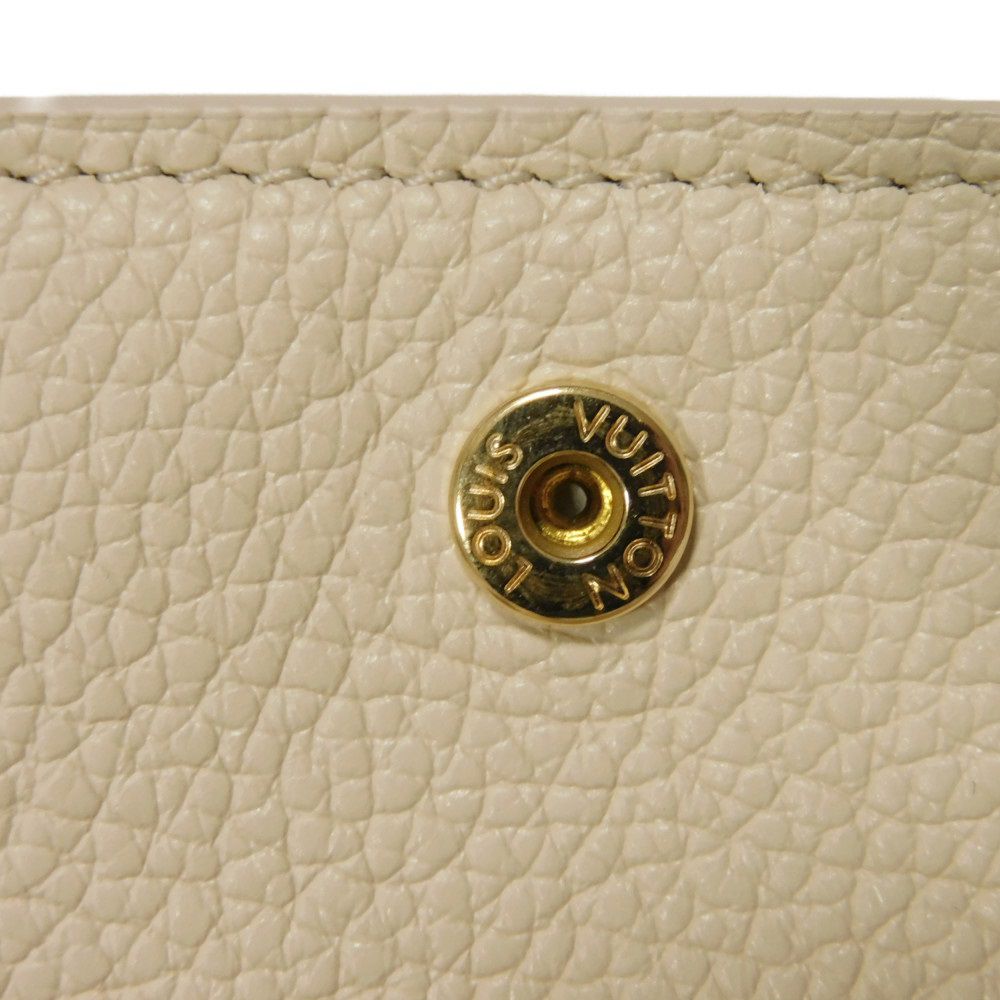 LOUIS VUITTON Bifold Wallet M81927 Implant leather (monogram embossed) claim Monogram Unplant Portefeuille Claire
