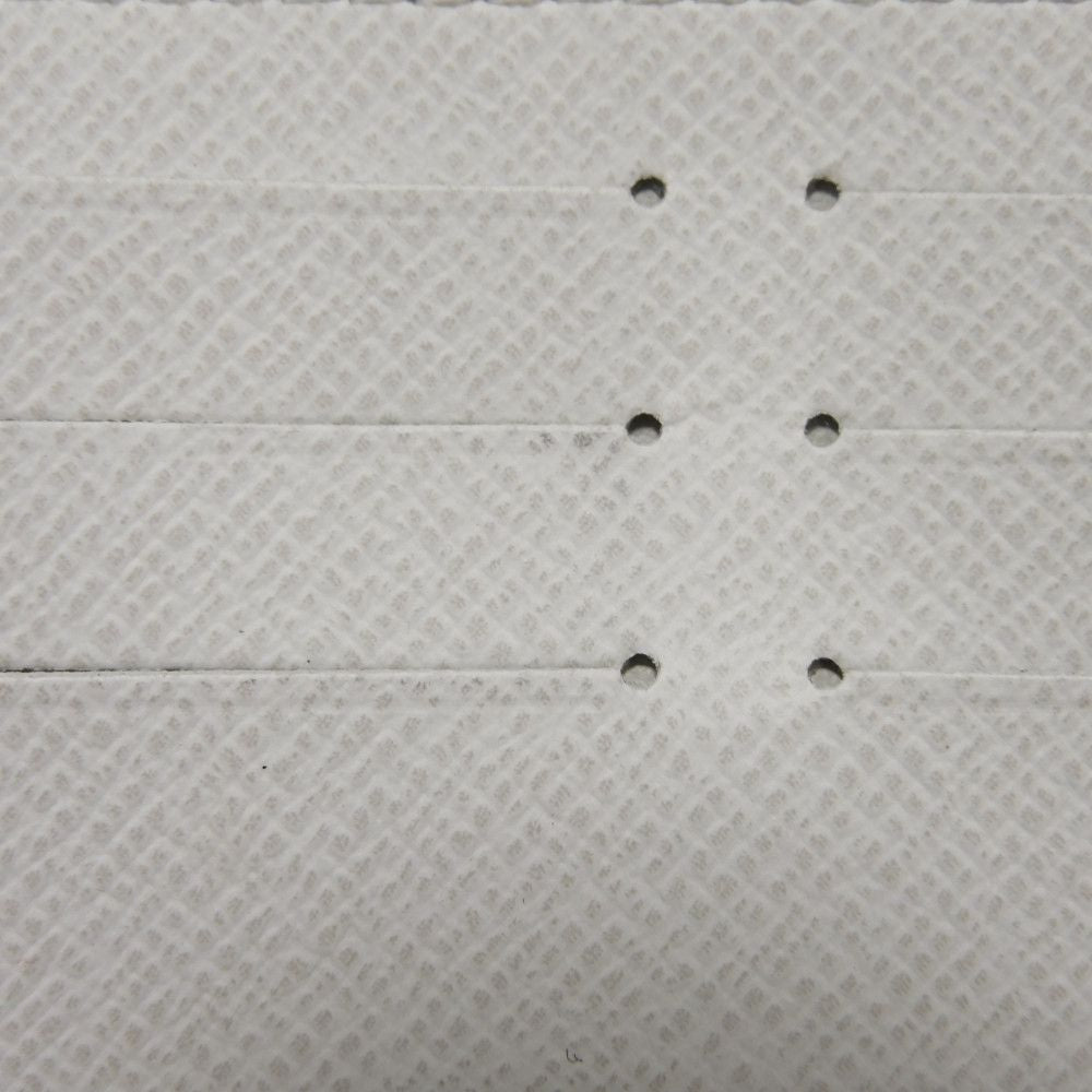 LOUIS VUITTON Long Wallet Purse M14127 Taiga Leather Optic white Taiga Lama Monogram Zippy Wallet Horizontal