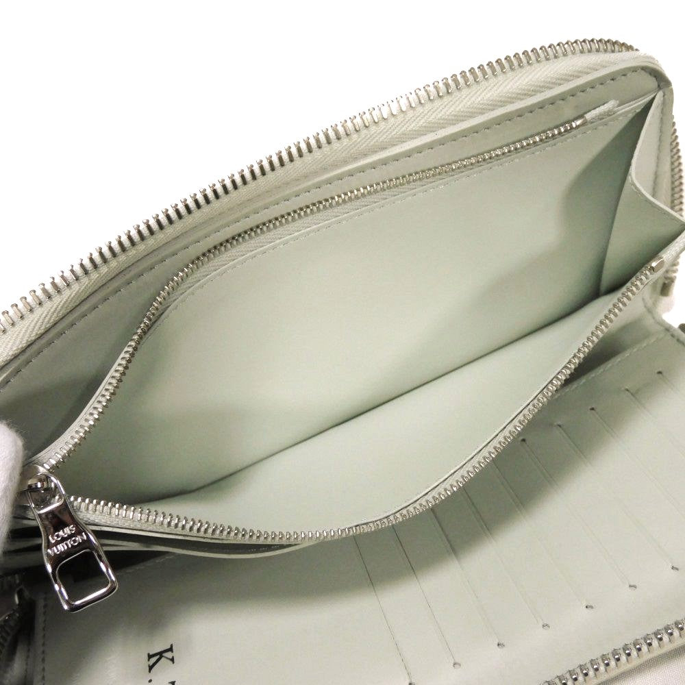 LOUIS VUITTON Long Wallet Purse M82597 Taurillon Clemence leather (monogram embossed) Mineral gray Monogram Taurillon Clemence Zippy Wallet Vertical