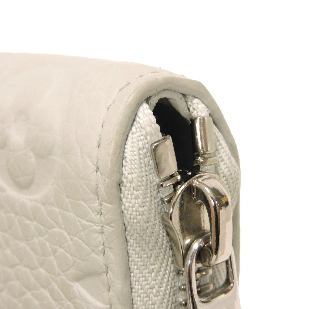 LOUIS VUITTON Long Wallet Purse M82597 Taurillon Clemence leather (monogram embossed) Mineral gray Monogram Taurillon Clemence Zippy Wallet Vertical