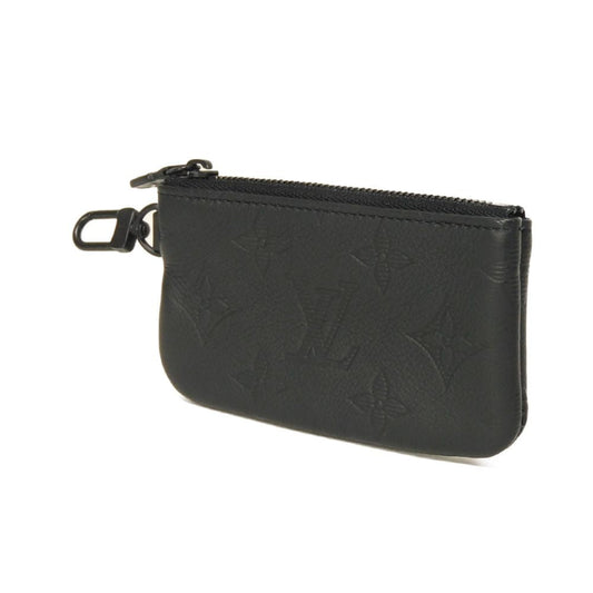 LOUIS VUITTON Coin case M69827 Shadow leather (monogram embossing) black Monogram shadow Duo Messenger Coin Pocket only