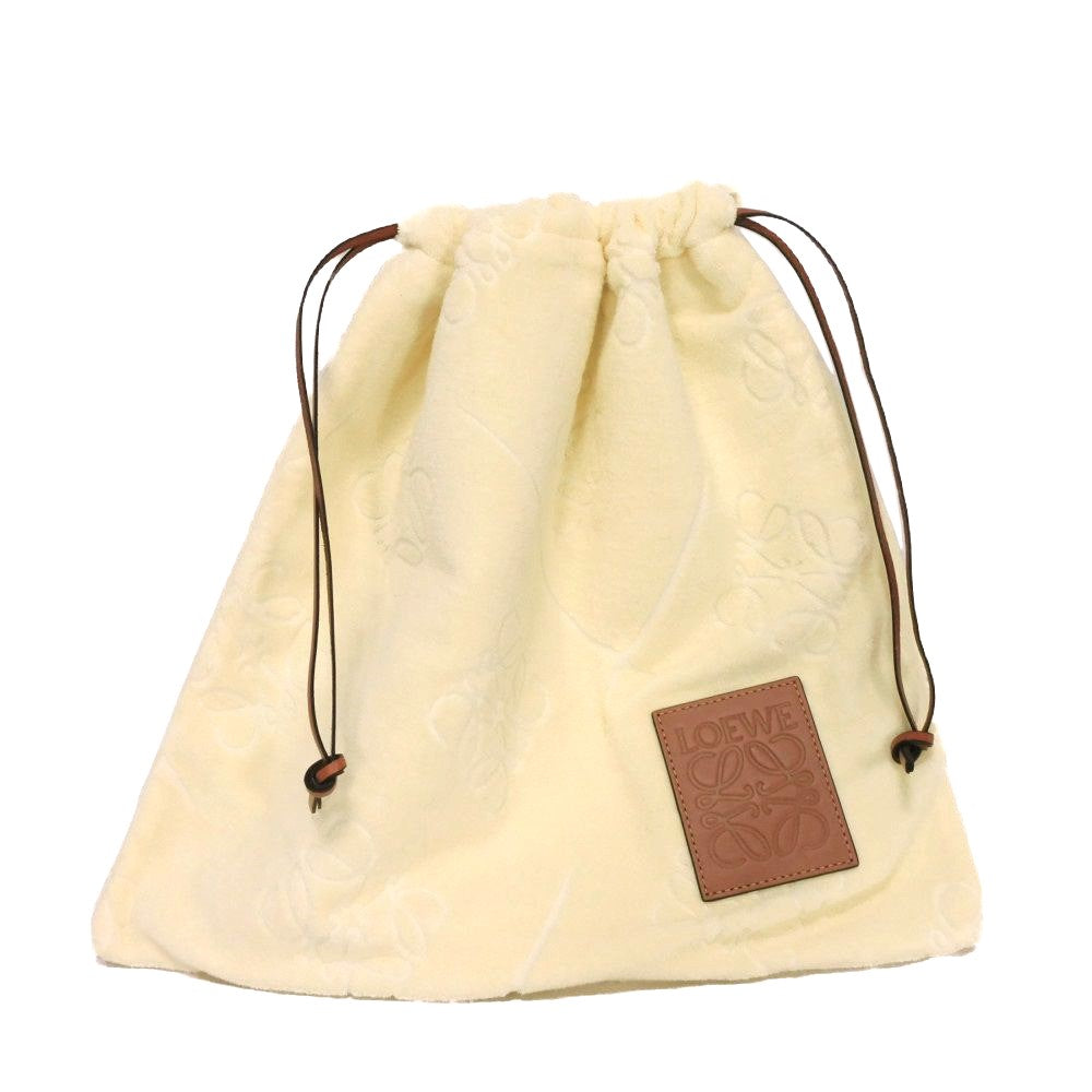 LOEWE Handbag C822Q29X01 pile beige anagram Towel Pouch