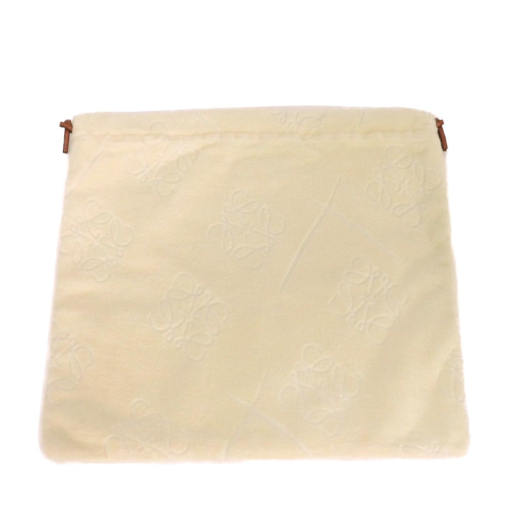 LOEWE Handbag C822Q29X01 pile beige anagram Towel Pouch