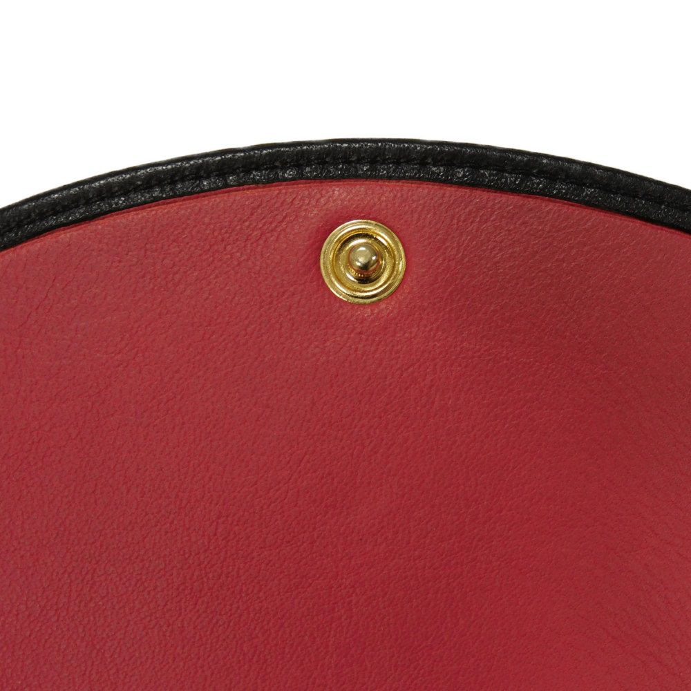 Dior Tri-fold wallet Smooth Calfskin Leather black CD logo trifold wallet
