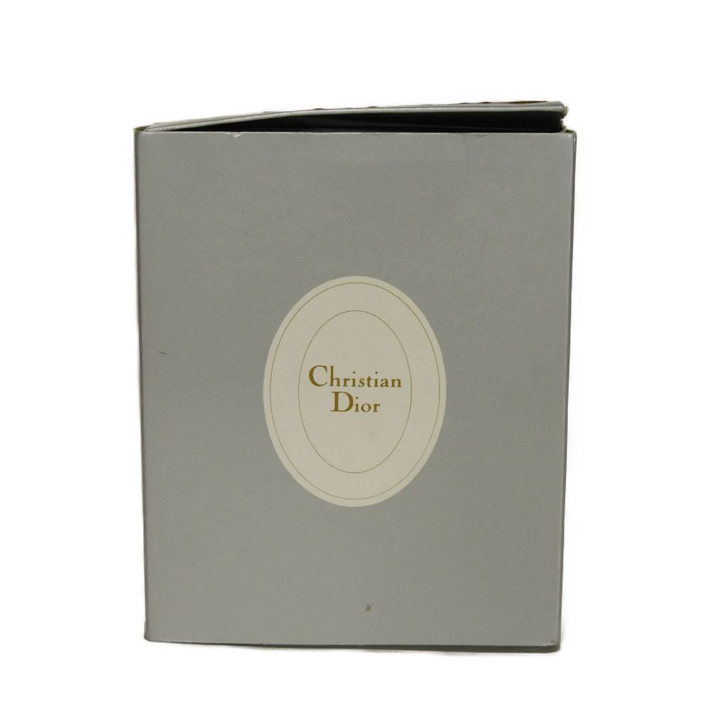 Dior Tri-fold wallet Smooth Calfskin Leather black CD logo trifold wallet