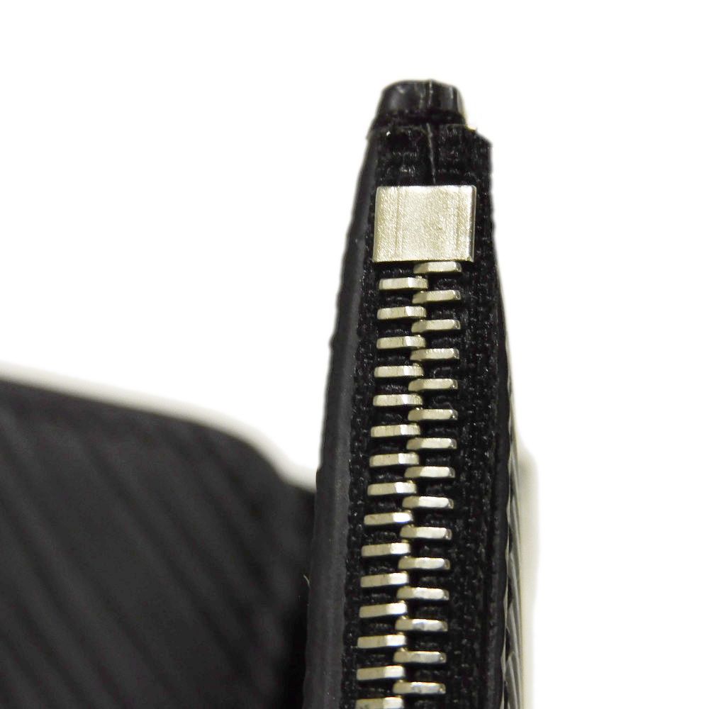 LOUIS VUITTON Tri-fold wallet M63322 Epi Leather x grain leather Noir Epi Portefeuille Twist Compact