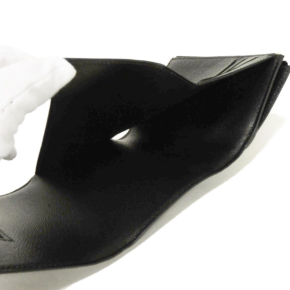 LOUIS VUITTON Tri-fold wallet M63322 Epi Leather x grain leather Noir Epi Portefeuille Twist Compact