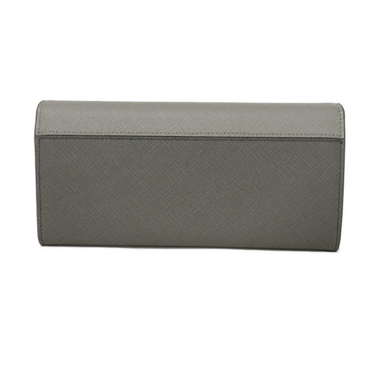 PRADA Bifold Wallet 1MH132 2E3O F0PGW Safiano leather (stamped) Marmo logo Saffiano Stripe Long Flap Wallet