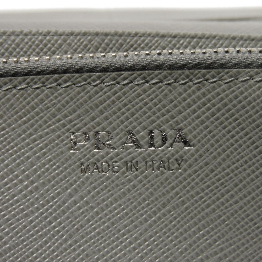 PRADA Bifold Wallet 1MH132 2E3O F0PGW Safiano leather (stamped) Marmo logo Saffiano Stripe Long Flap Wallet