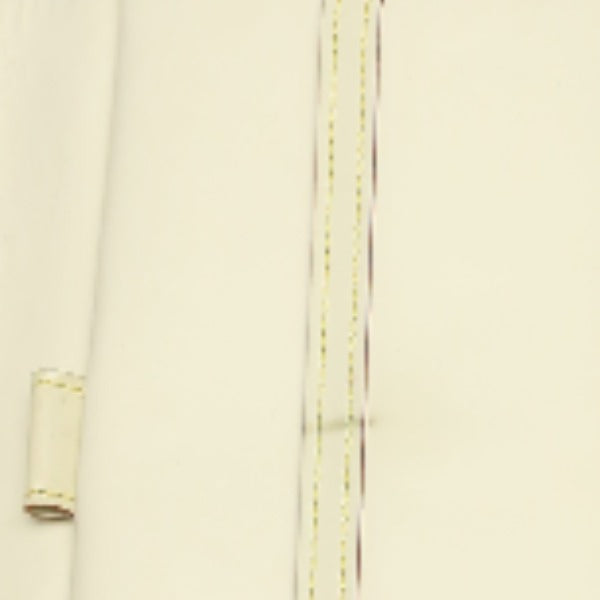 LOUIS VUITTON Long Wallet Purse M91839 Goat leather white Trifold purse Suhari Porto Tresol International Bron Women Used Authentic