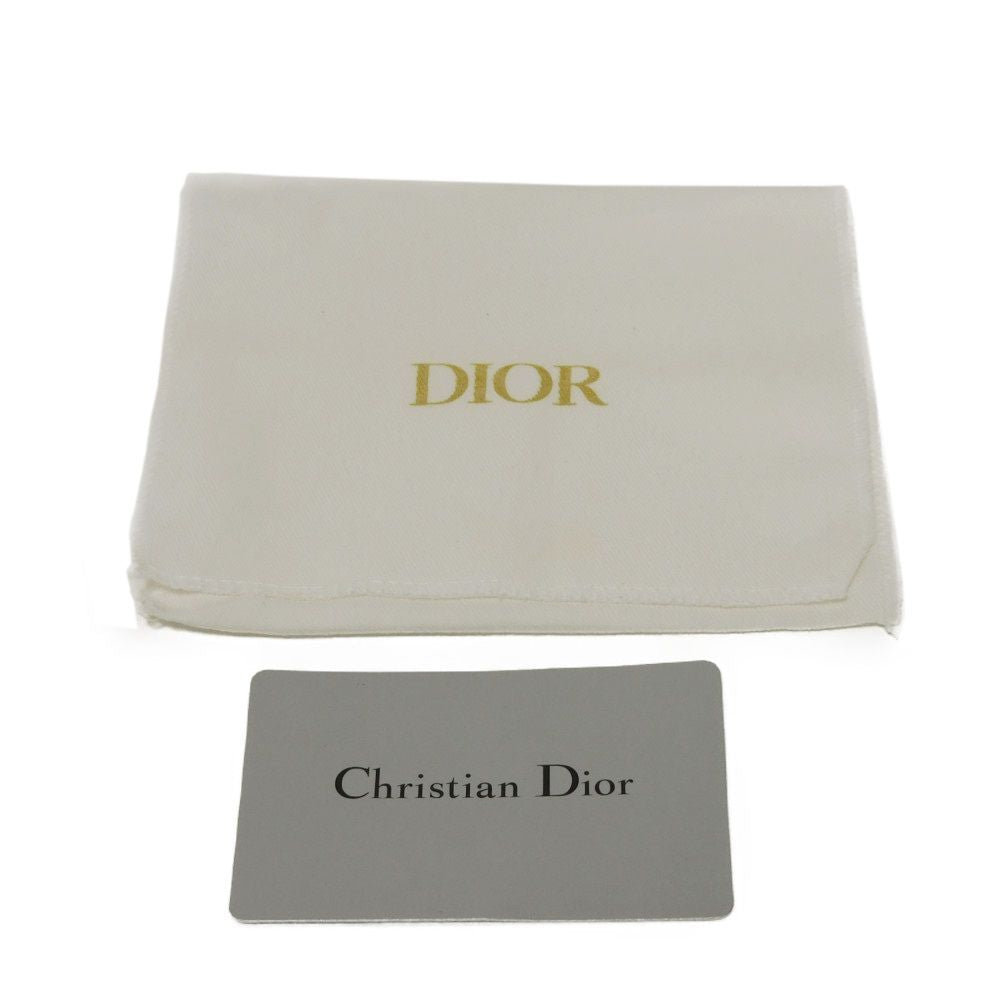 Dior Bifold Wallet Jaguar canvas Beige x black x navy Oblique jacquard Compact wallet