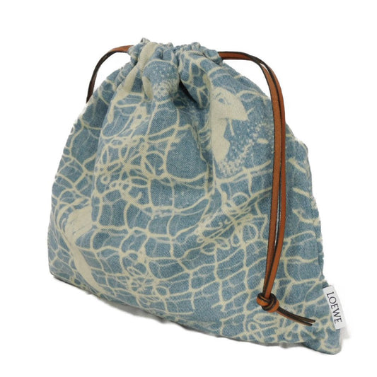 LOEWE Handbag C822057X20 denim Washed Indigo Paula's Ibiza Drawstring pouch