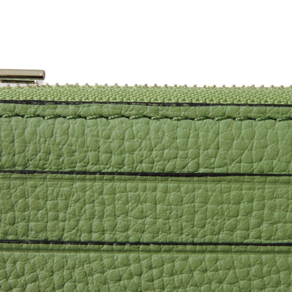 LOEWE Coin case C821R80X01 Pebble grain calfskin (embossed) Rosemary Anagram Square Zip Card Holder