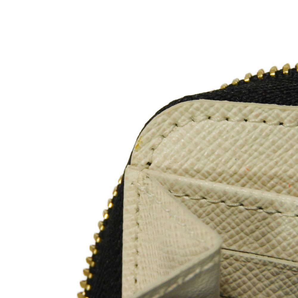 LOUIS VUITTON Coin case M67879 Monogram Giant Canvas (Animal Print) x Grain Leather Ivory Monogram Giant LV Jungle Animal Zip around purse