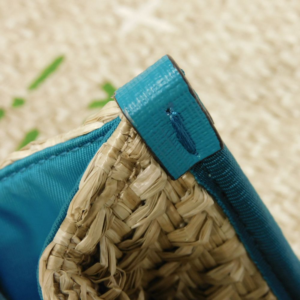 GUCCI Tote Bag 605831 straw natural logo ME MYSELF & I Tote