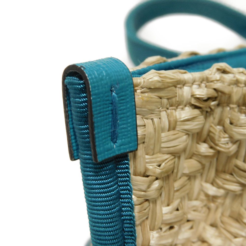 GUCCI Tote Bag 605831 straw natural logo ME MYSELF & I Tote