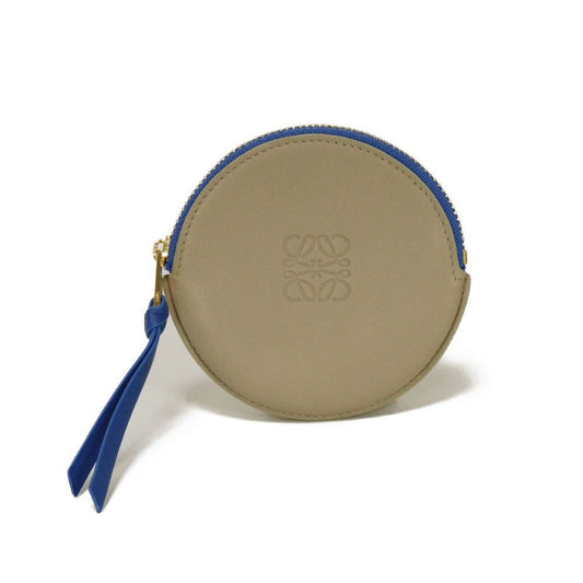 LOEWE Coin case Calf leather Gurege Anagram emboss Cookie Coin Purse