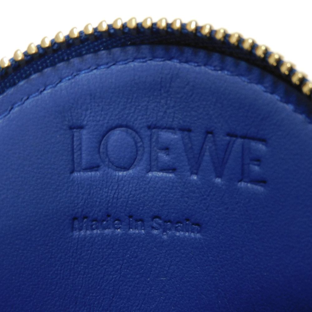 LOEWE Coin case Calf leather Gurege Anagram emboss Cookie Coin Purse