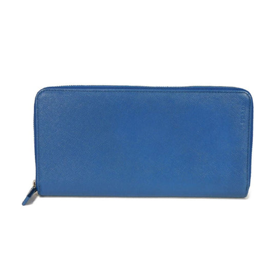 PRADA Long Wallet Purse 2M1220 PN9 F0215 Safiano leather (stamped) cobalt logo Saffiano Large Zip-Around Wallet