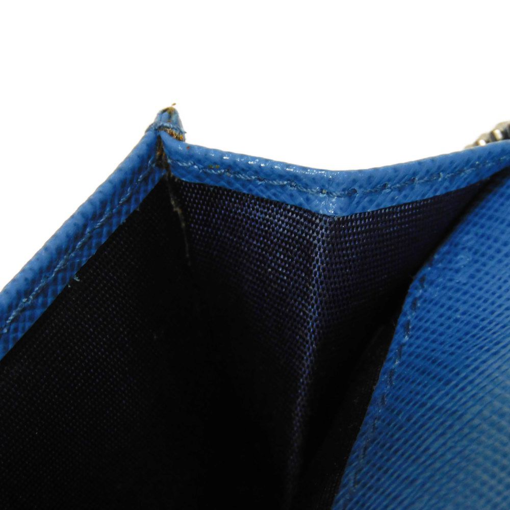 PRADA Long Wallet Purse 2M1220 PN9 F0215 Safiano leather (stamped) cobalt logo Saffiano Large Zip-Around Wallet
