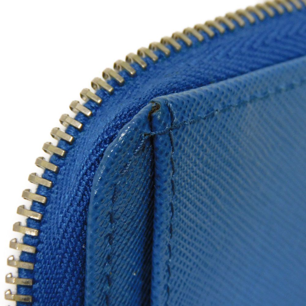 PRADA Long Wallet Purse 2M1220 PN9 F0215 Safiano leather (stamped) cobalt logo Saffiano Large Zip-Around Wallet