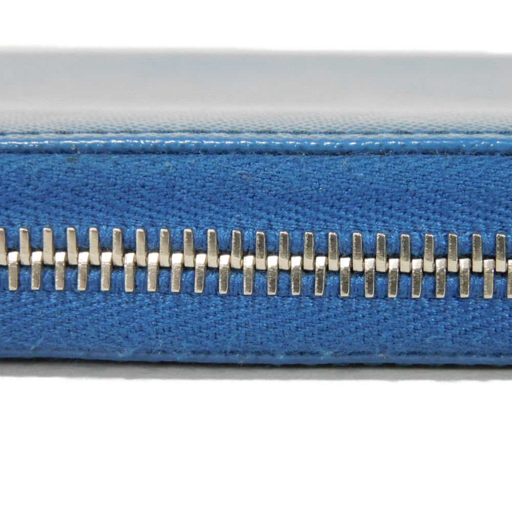 PRADA Long Wallet Purse 2M1220 PN9 F0215 Safiano leather (stamped) cobalt logo Saffiano Large Zip-Around Wallet