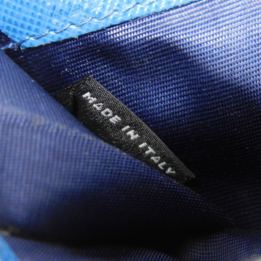 PRADA Long Wallet Purse 2M1220 PN9 F0215 Safiano leather (stamped) cobalt logo Saffiano Large Zip-Around Wallet