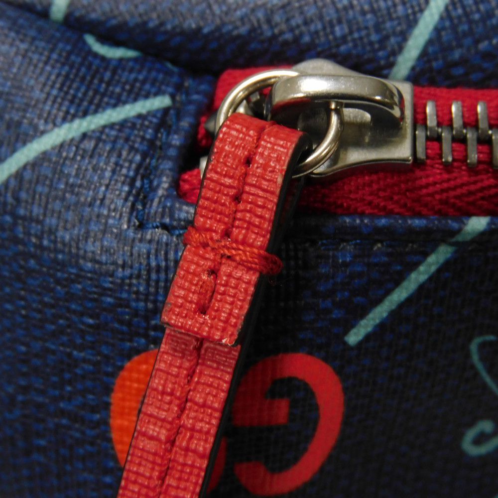 GUCCI Sling bag 502095 FACAK 4957 PVC canvas blue Chilled license The Jetsons Waist Pouch