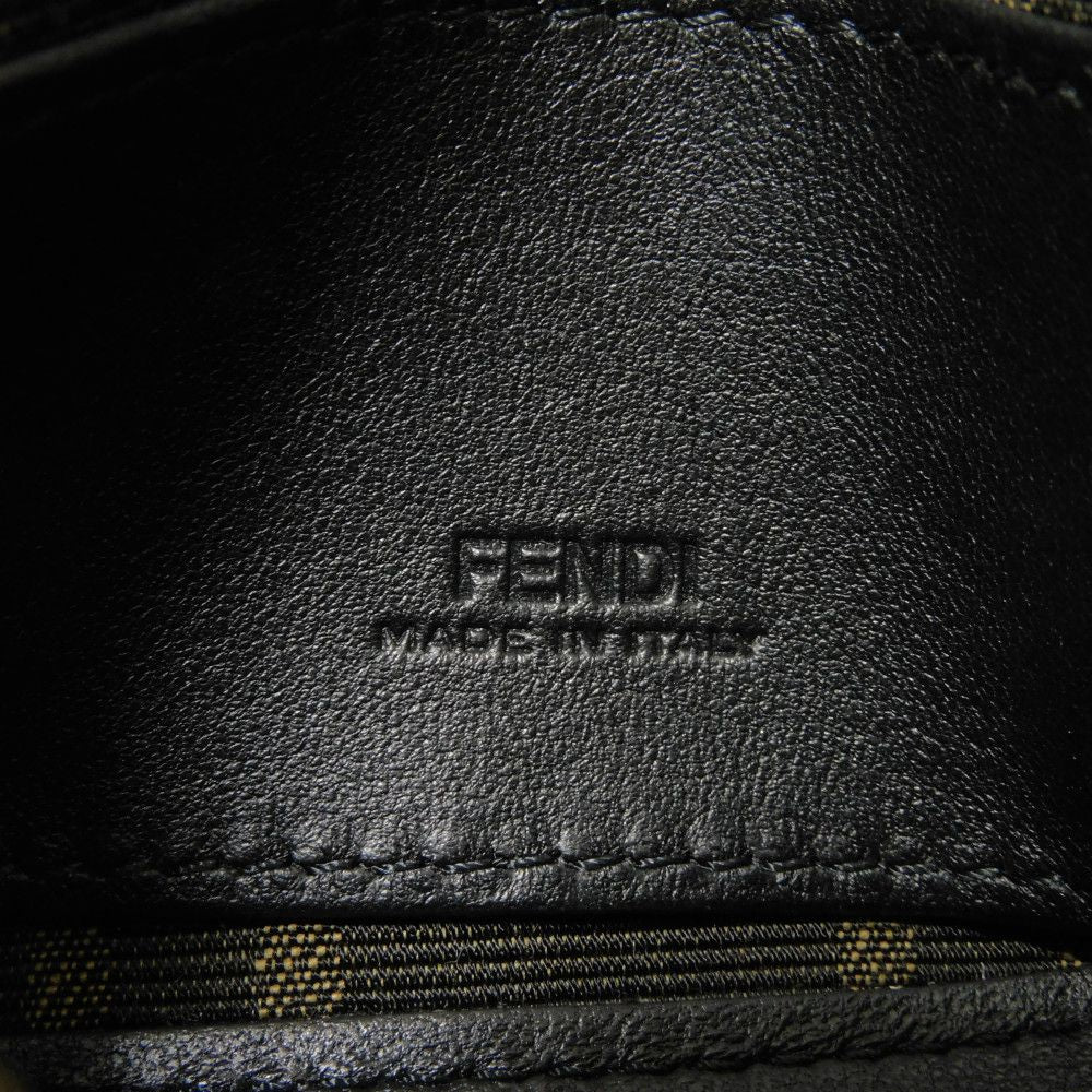 FENDI Shoulder Bag 7AR844 A6V5 F17U4 fabric Brown FF logo Nano Bucket Bag Charm