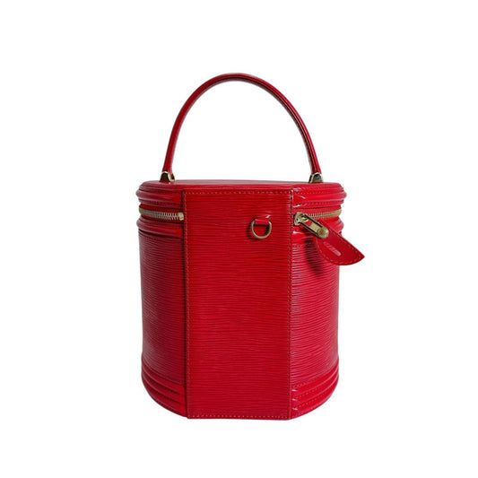 LOUIS VUITTON Handbag M48037 Epi Leather Castarian red Epi Cannes