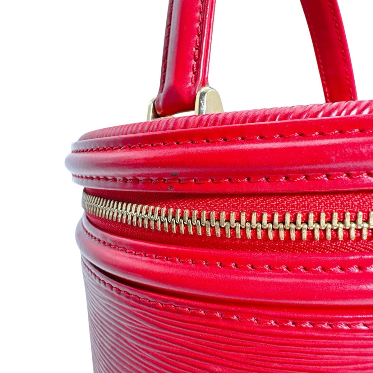 LOUIS VUITTON Handbag M48037 Epi Leather Castarian red Epi Cannes