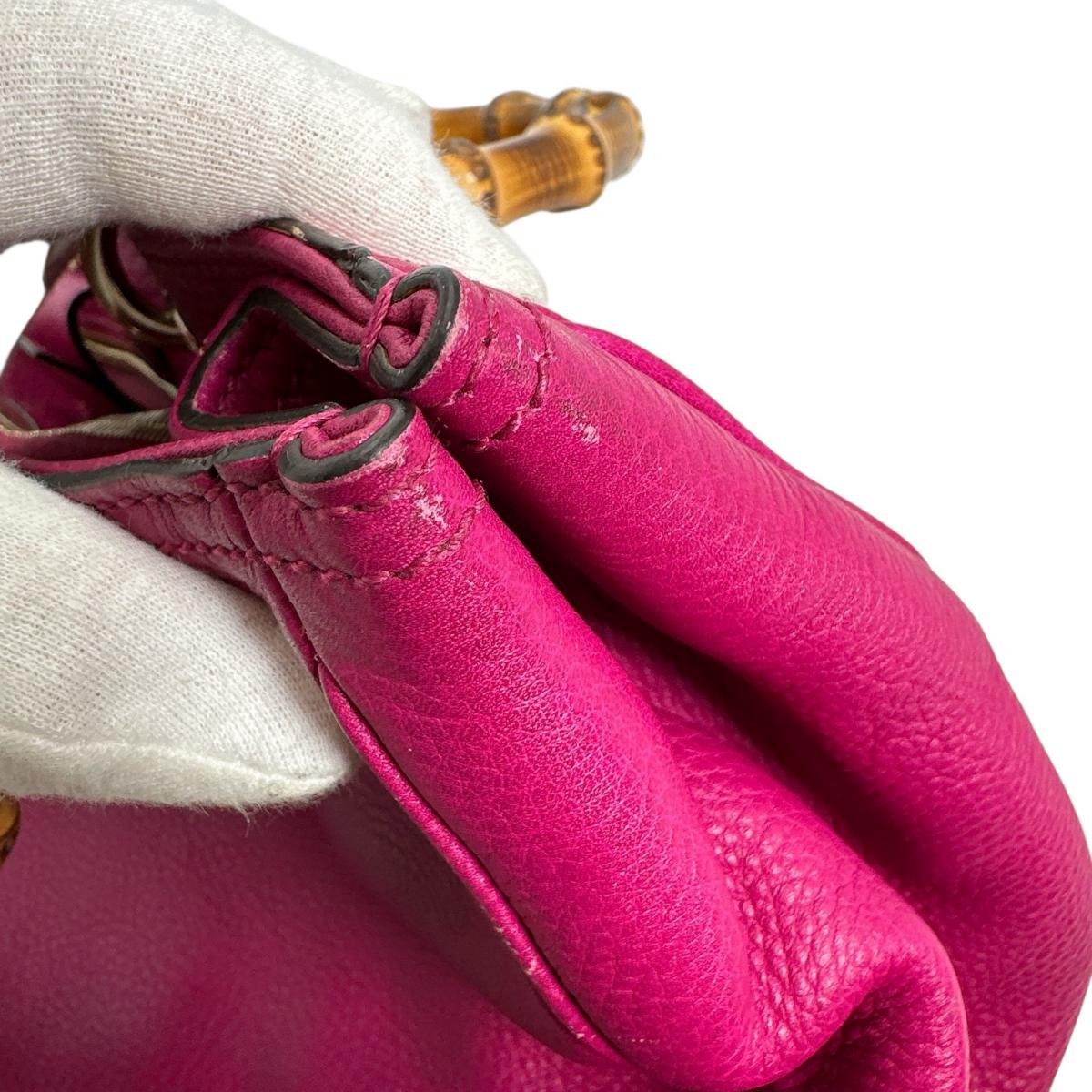 GUCCI Handbag 323660 leather pink leather GG Marmont