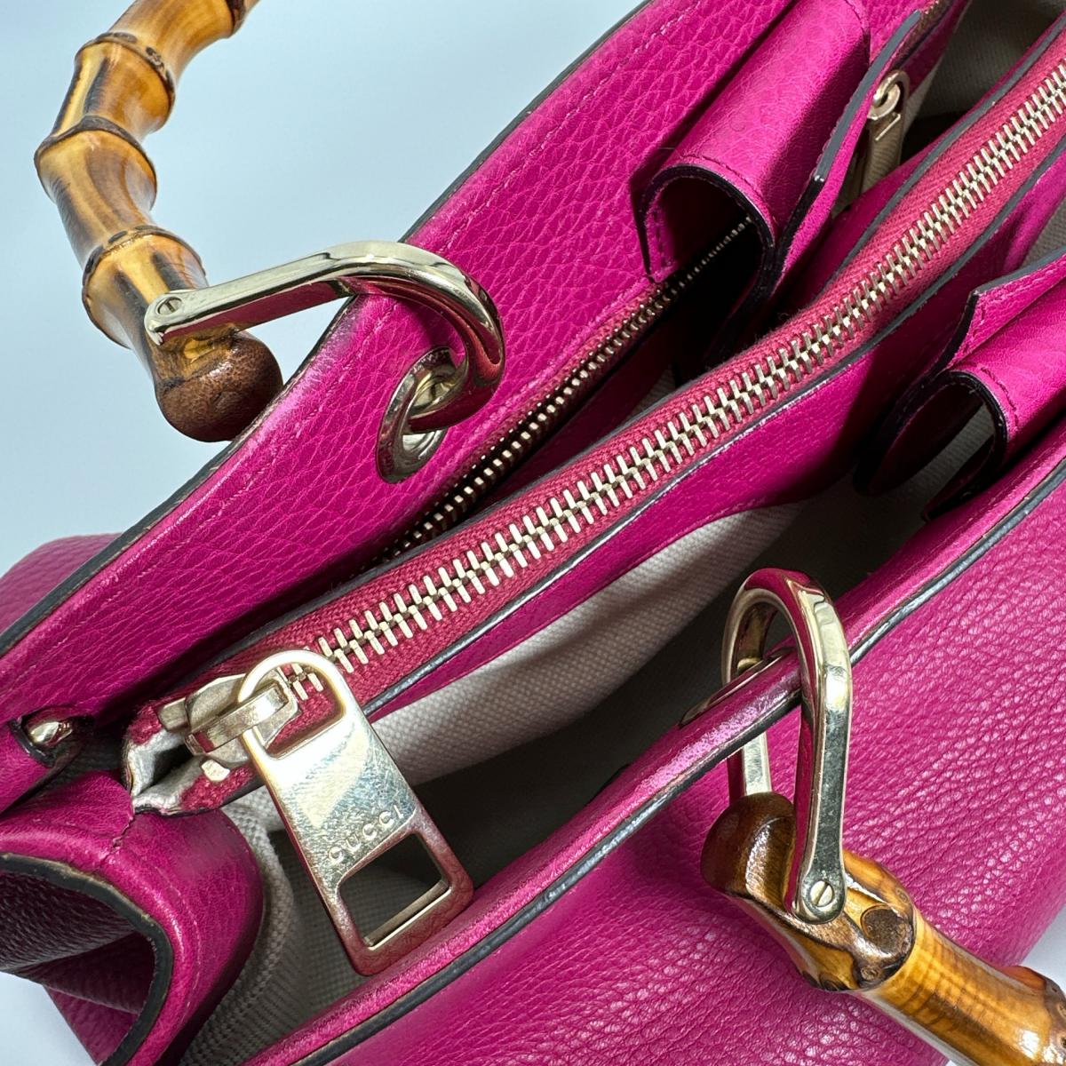 GUCCI Handbag 323660 leather pink leather GG Marmont