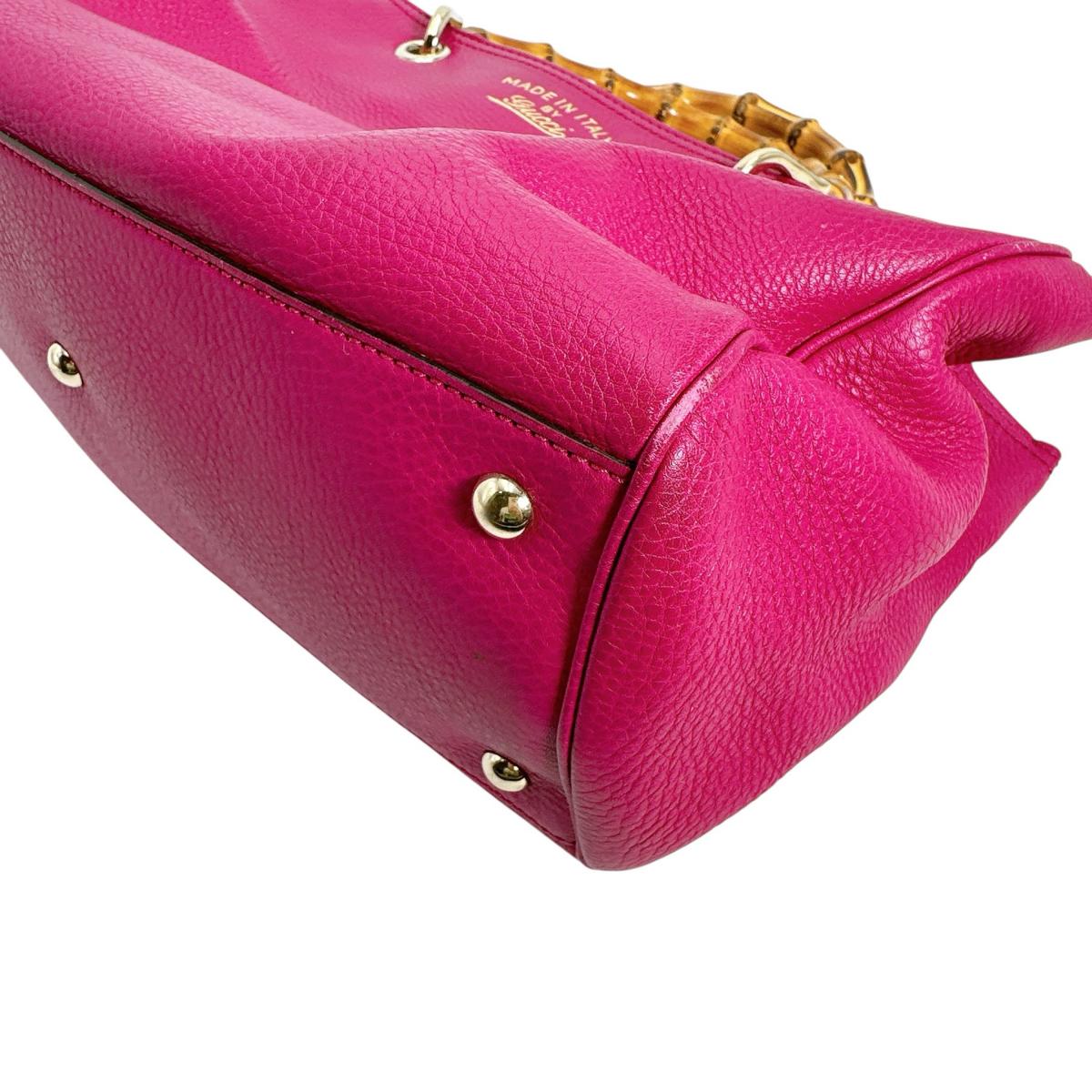 GUCCI Handbag 323660 leather pink leather GG Marmont