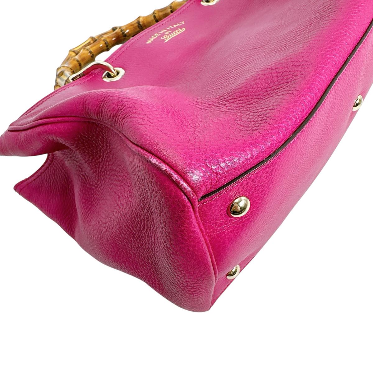 GUCCI Handbag 323660 leather pink leather GG Marmont